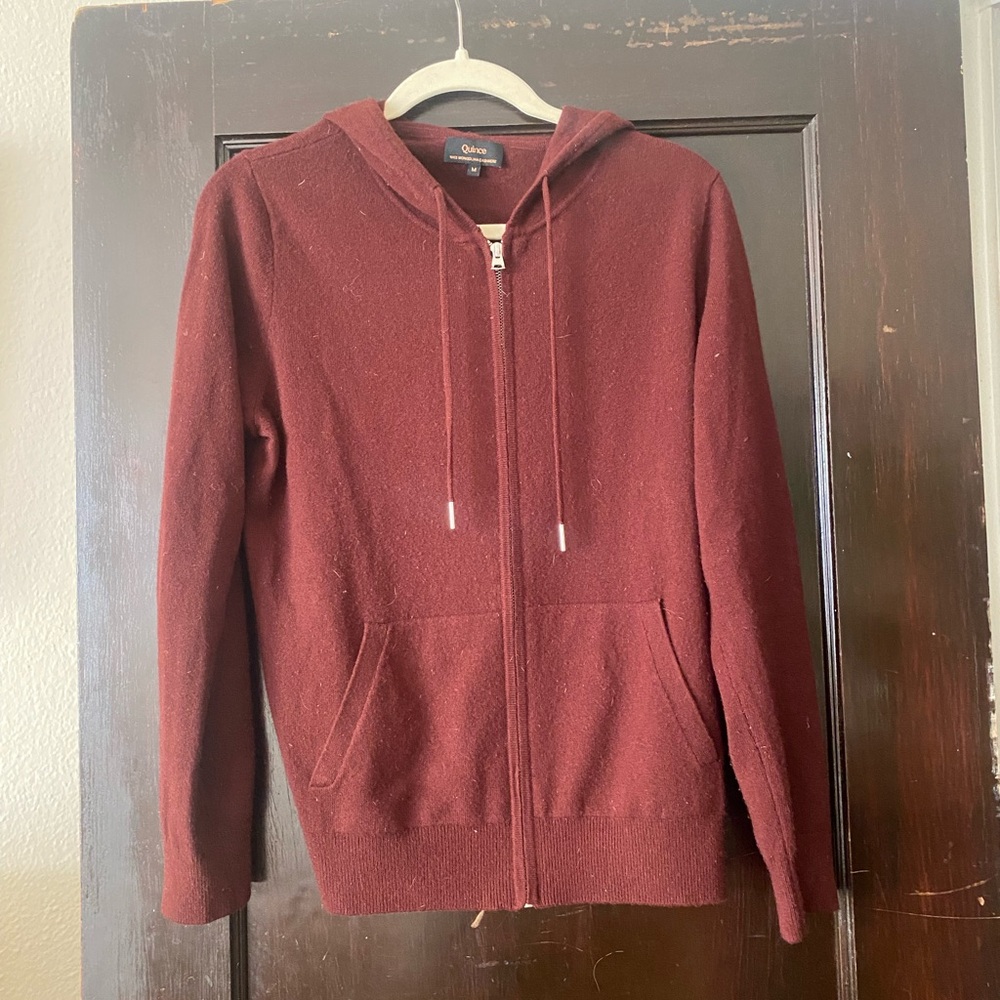 Quince cashmere hoodie